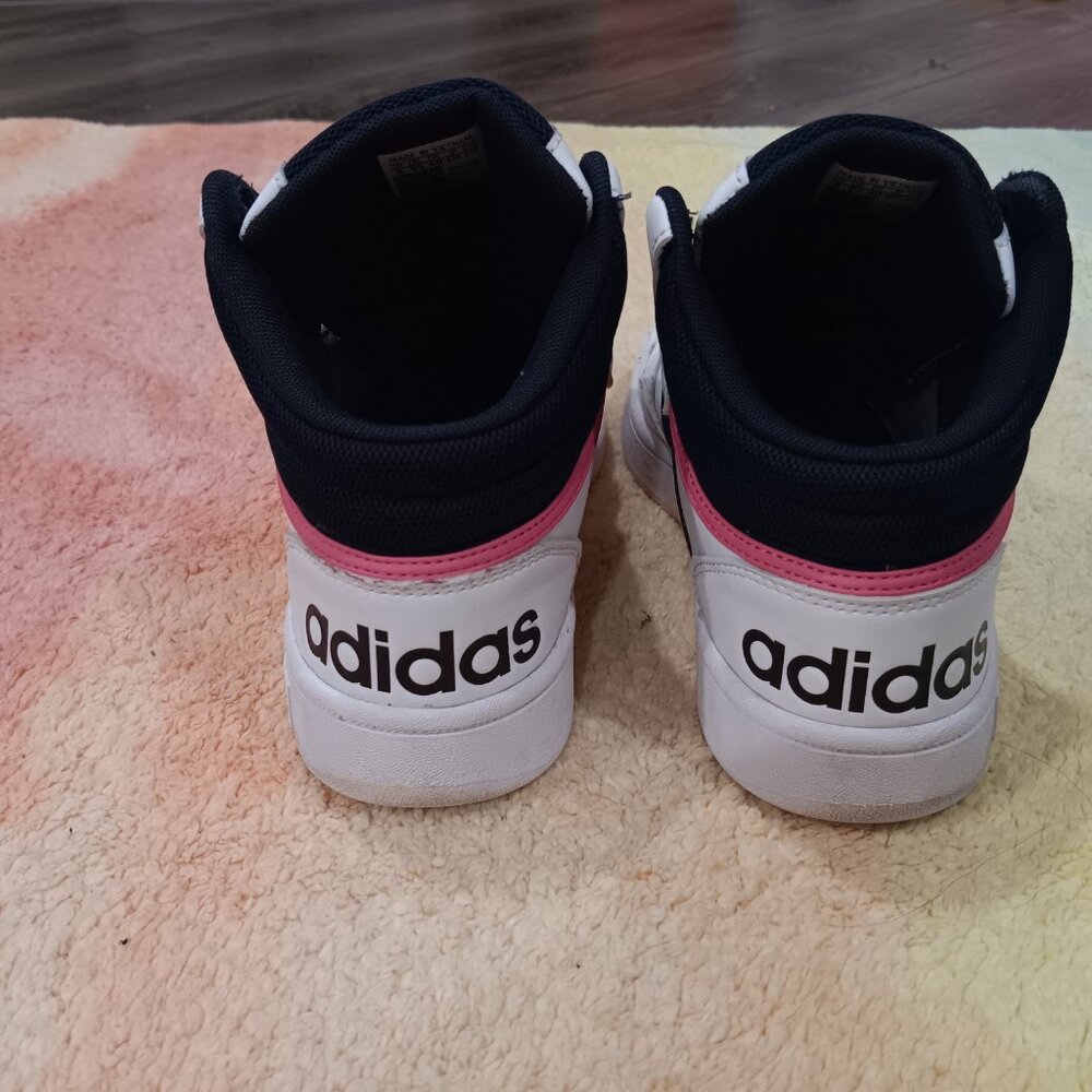 Womans Adida High top sneakers / pink / white / Size 8 - Picture 4 of 11